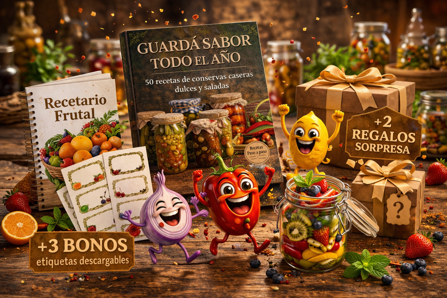 Conserva Sabor todo el año + PACK COMPLETO